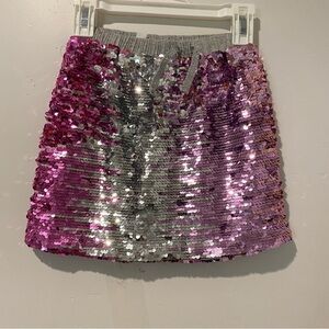 Rockets of Awesome sparkle girls skirt 5 pink